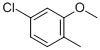 Structure of 5-Chloro-2-methylanisole