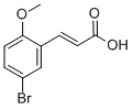 Structure of 5-BROMO-2-METHOXYCINNAMIC ACID