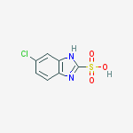 Structure of 6-chloro-1H-Benzimidazole-2-sulfonic acid