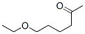Chemical structure of 2-HEXANONE,6-ETHOXY-