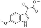 Structure of METHYL 2-(6-METHOXY-1H-INDOL-3-YL)-2-OXOACETATE