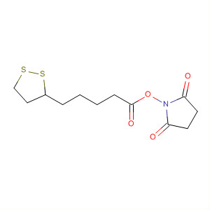 Structure of 2,5-Pyrrolidinedione, 1-[[5-(1,2-dithiolan-3-yl)-1-oxopentyl]oxy]-
