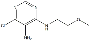 Structure of 6-Chloro-N4-(2-Methoxy-ethyl)-pyriMidine-4,5-diaMine