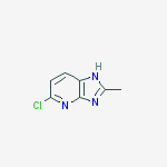 Structure of 5-CHLORO-2-METHYL-3H-IMIDAZO[4,5-B]PYRIDINE