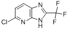 Structure of 5-chloro-2-(trifluoromethyl)-3H-imidazo[4,5-b]pyridine