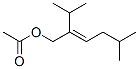 Structure of 2-isopropyl-5-methylhex-2-enyl acetate