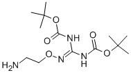Structure of N,N-BIS-BOC-N-AMINOETHOXYGUANIDINE