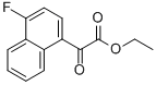 Structure of ETHYL 4-FLUORO-1-NAPHTHOYLFORMATE