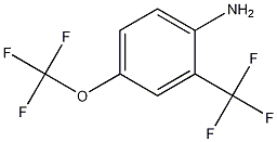 4-三氟甲氧基-2-三氟甲基苯胺结构式