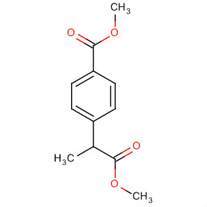 Structure of Benzenepropanoic acid, 4-(methoxycarbonyl)-, methyl ester