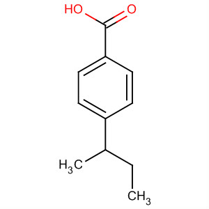 Benzoic acid, 4-(1-methylpropyl)-结构式