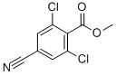 Structure of 2,6-dichloro-4-cyanobenzoic acid methylester