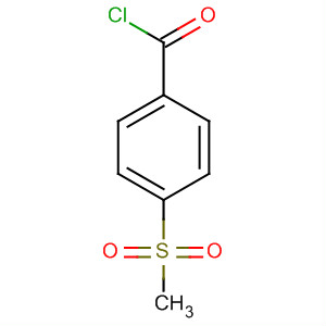 Benzoyl chloride, 4-(methylsulfonyl)-结构式