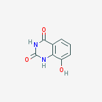 8-hydroxyquinazoline-2,4(1H,3H)-dione结构式