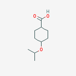 Structure of 4-(1-Methylethoxy)-cyclohexanecarboxylic acid