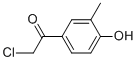 Structure of Ethanone,2-chloro-1-(4-hydroxy-3-methylphenyl)-