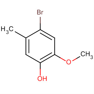 Structure of 2-Methoxy-4-bromo-5-methylphenol