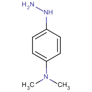 Structure of Benzenamine, 4-hydrazino-N,N-dimethyl-