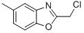 Structure of 2-(CHLOROMETHYL)-5-METHYL-1,3-BENZOXAZOLE