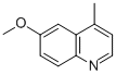 Structure of 6-METHOXY-4-METHYLQUINOLINE