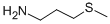 Structure of 3-(METHYLTHIO)PROPYLAMINE