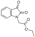 2,3-dihydro-2,3-dioxo-1h-indole-1-aceticaciethylester结构式