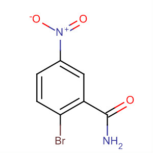 Structure of Benzamide, 2-bromo-5-nitro-