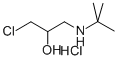 Structure of 1-TERT-BUTYLAMINO-3-CHLORO-2-PROPANOL HYDROCHLORIDE