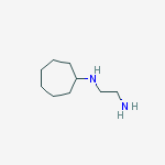 Structure of 1,2-Ethanediamine, N-cycloheptyl-