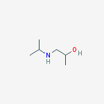 1-IsopropylaMino-propan-2-ol结构式