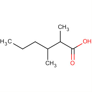 Structure of Hexanoic acid, 2,3-dimethyl-