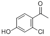 4-羟基-2-氯苯乙酮结构式