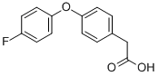 4-(4-氟苯氧基)苯乙酸结构式