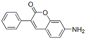 Structure of 7-amino-3-phenyl-2-benzopyrone