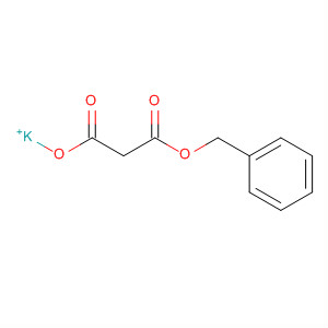 Propanedioic acid, mono(phenylmethyl) ester, potassium salt结构式