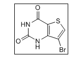 7-bromothieno[3,2-d]pyrimidine-2,4(1H,3H)-dione结构式