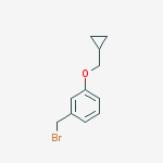 Structure of 1-(BROMOMETHYL)-3-(CYCLOPROPYLMETHOXY)BENZENE
