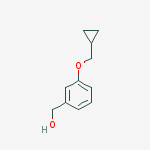 Structure of (3-(CYCLOPROPYLMETHOXY)PHENYL)METHANOL