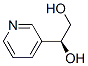 Structure of 1,2-Ethanediol,1-(3-pyridinyl)-, (1S)-