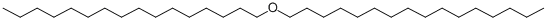 Chemical structure of N-HEXADECYL ETHER
