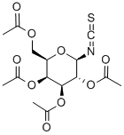 BETA-D-吡喃半乳糖基异硫氰酸酯 2,3,4,6-四乙酸酯结构式