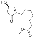 Structure of METHYL (R)-(+)-3-HYDROXY-5-OXO-1-CYCLOPENTENE-1-HEPTANOATE