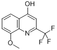 Structure of 4-HYDROXY-8-METHOXY-2-(TRIFLUOROMETHYL)QUINOLINE
