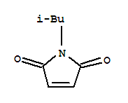 Structure of 1H-pyrrole-2,5-dione, 1-(2-methylpropyl)-
