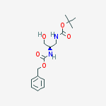 Structure of N-2-t-Butyloxycarbonyl-N-3-benzyloxycarbonyl-D-2,3-diaminopropanol