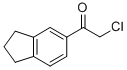 2-氯-1-(2,3-二氢-1H-茚满-5-基)乙酮结构式