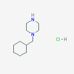 Structure of 1-(Cyclohexylmethyl)piperazine hydrochloride