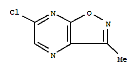 Structure of 6-chloro-3-methyl[1,2]oxazolo[4,5-b]pyrazine