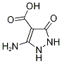 Structure of 3-amino-5-oxo-1,2-dihydropyrazole-4-carboxylic acid