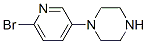 Structure of 1-(6-Bromo-3-pyridinyl)piperazine